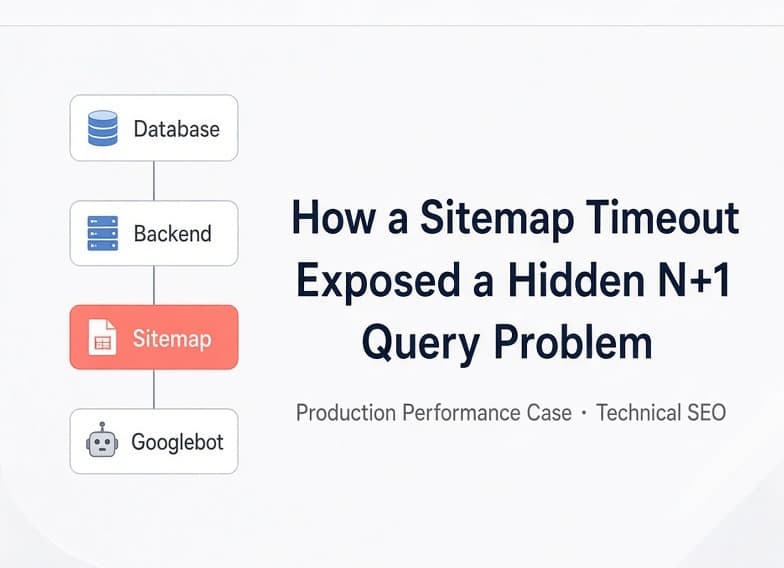 How a Sitemap Timeout Exposed a Hidden N+1 Query Problem