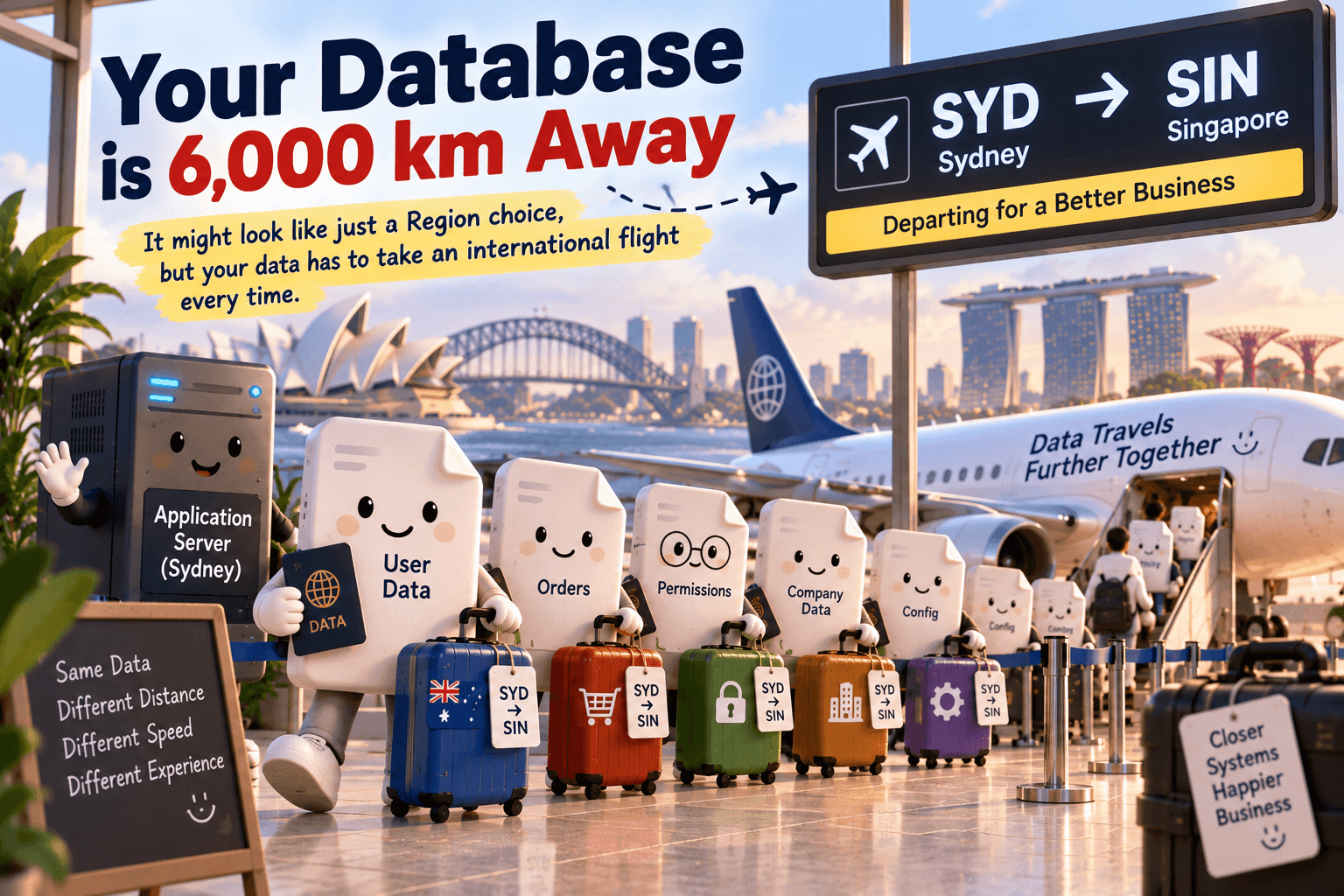 Application Servers and Databases: Separated by Ten Thousand Miles
